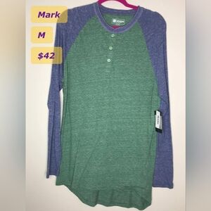 Cotton Blend LuLaRoe Mark Henley Shirt
